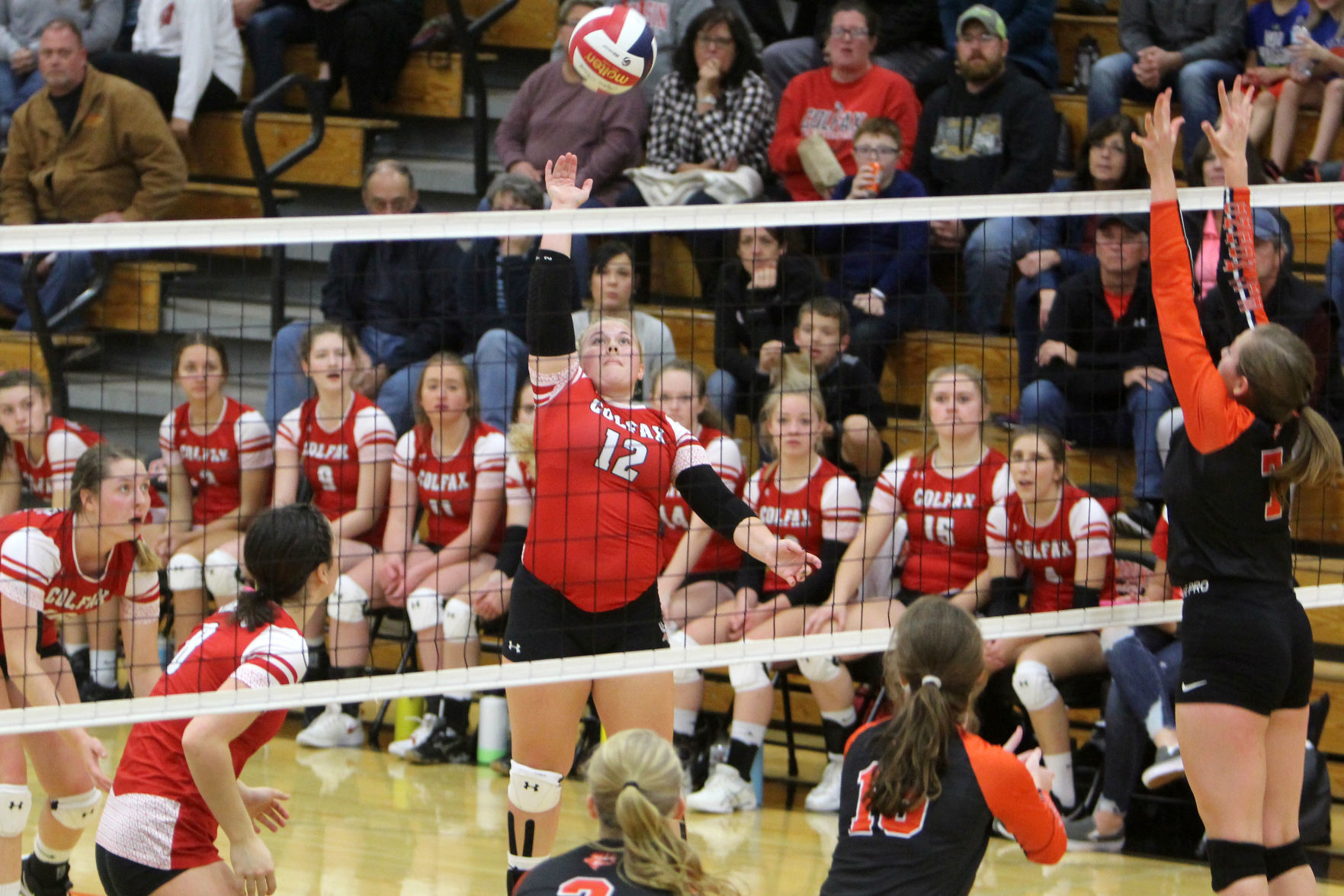 Colfax at Elk Mound volleyball 10-17-19